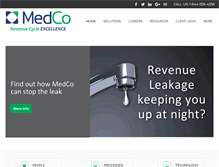 Tablet Screenshot of medcoservices.com